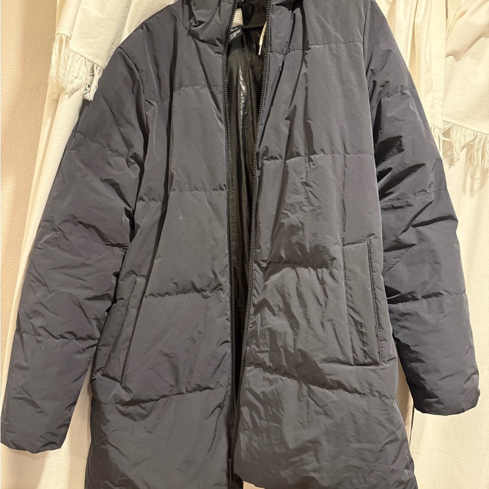 VUORI Mammoth Down Parka Womens XL
Black Puffer 3/4 Jacket Coat Hooded